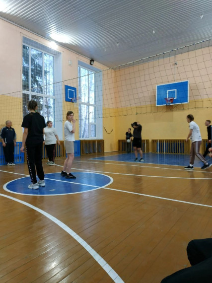 соревнования по волейболу в честь 23 февраля.